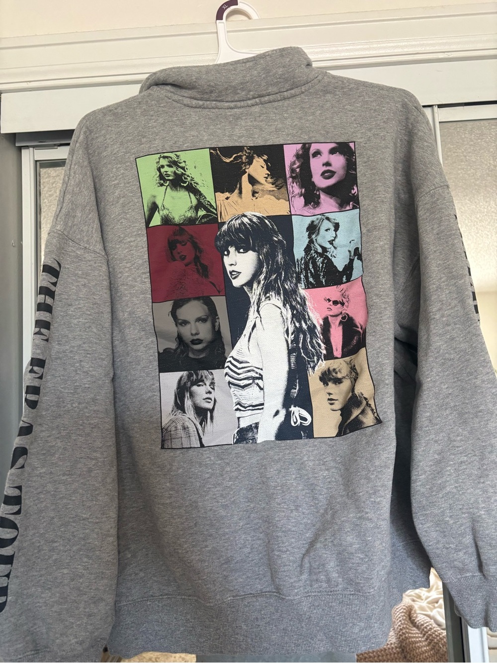 Taylor Swift Quarter Zip Graphic Pullover